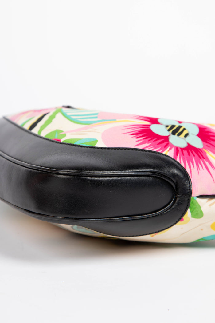 Vintage Gucci Floral Jackie Shoulder Bag