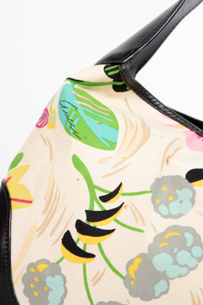 Vintage Gucci Floral Jackie Shoulder Bag