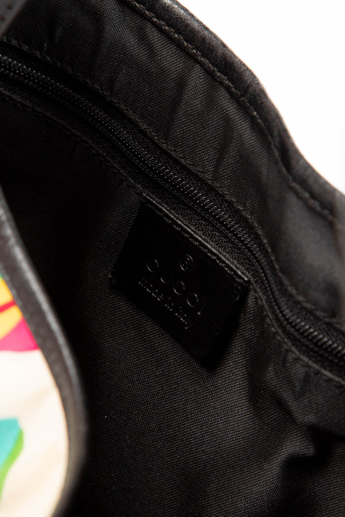 Vintage Gucci Floral Jackie Shoulder Bag