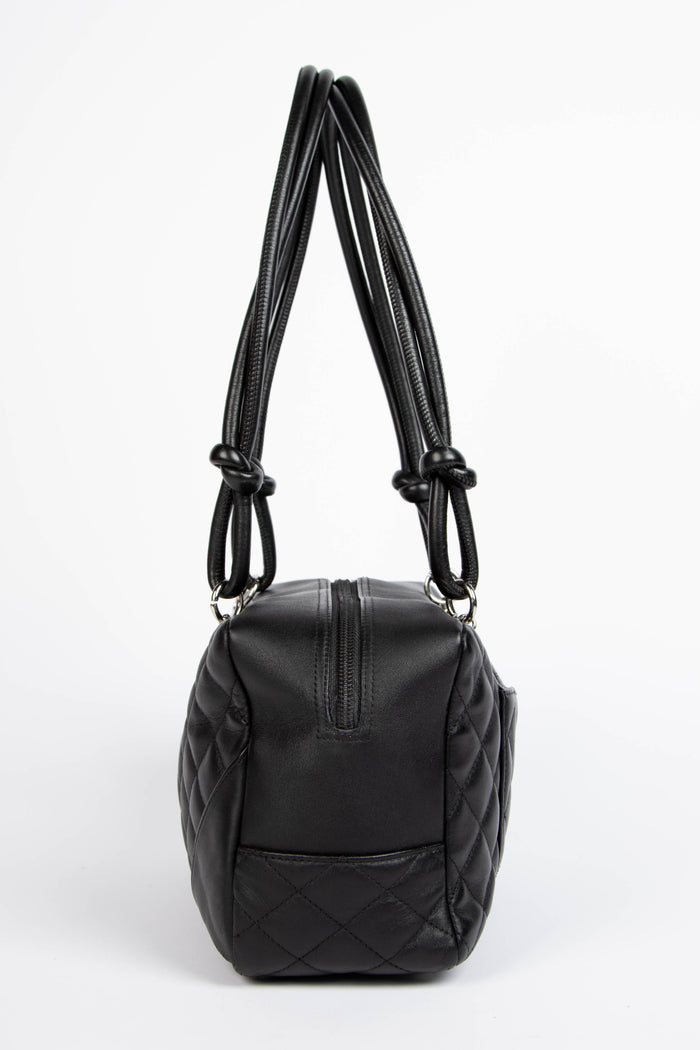2000s Chanel Black Rue Cambon Shoulder Bag