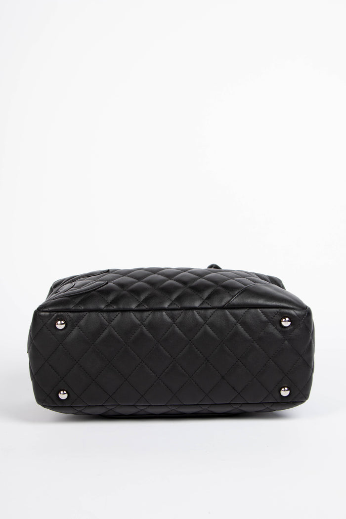 2000s Chanel Black Rue Cambon Shoulder Bag