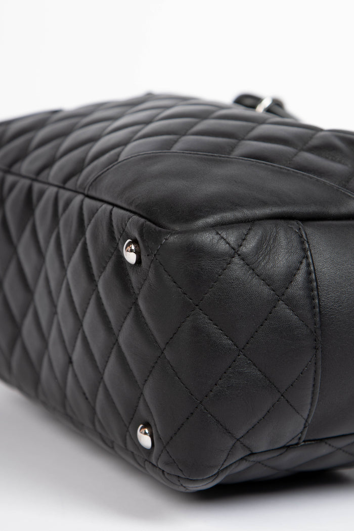 2000s Chanel Black Rue Cambon Shoulder Bag