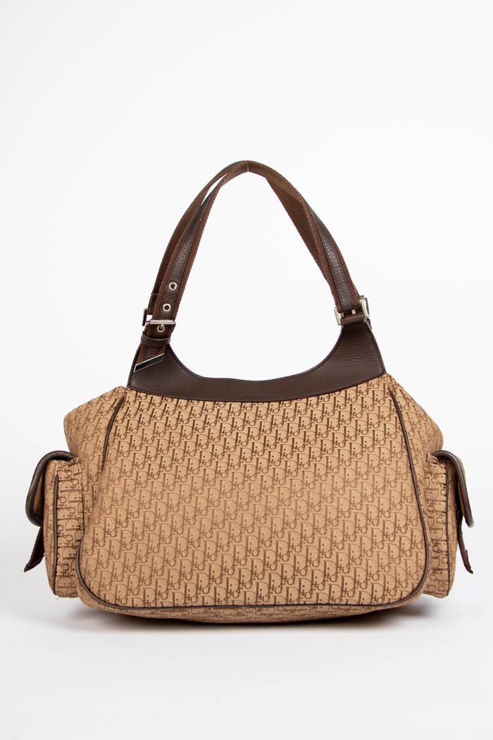 2000s Christian Dior Monogram Cargo Shoulder Bag
