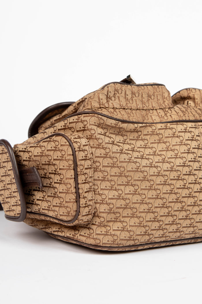 2000s Christian Dior Monogram Cargo Shoulder Bag