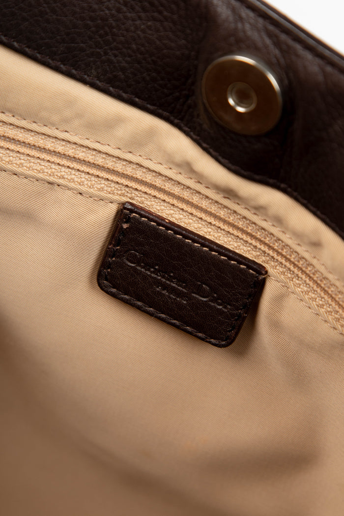 2000s Christian Dior Monogram Cargo Shoulder Bag