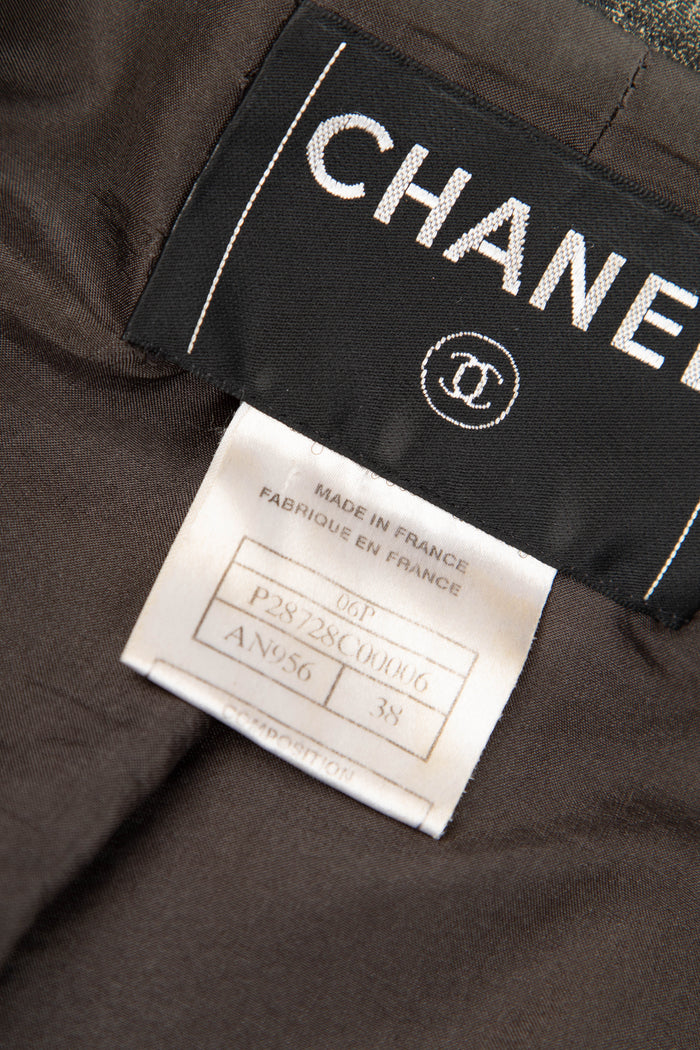 RARE 2000s Chanel Distressed Leather Biker Jacket