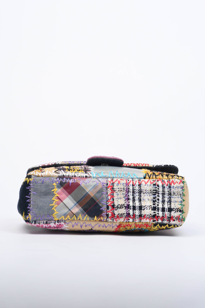 RARE 2010s Chanel Patchwork Single Jumbo Flap Shoulder Bag
