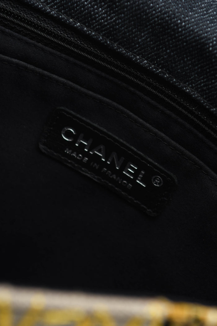 RARE 2010s Chanel Patchwork Single Jumbo Flap Shoulder Bag