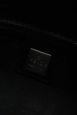 RARE Fendi Leopard Pony Hair Baguette Shoulder Bag
