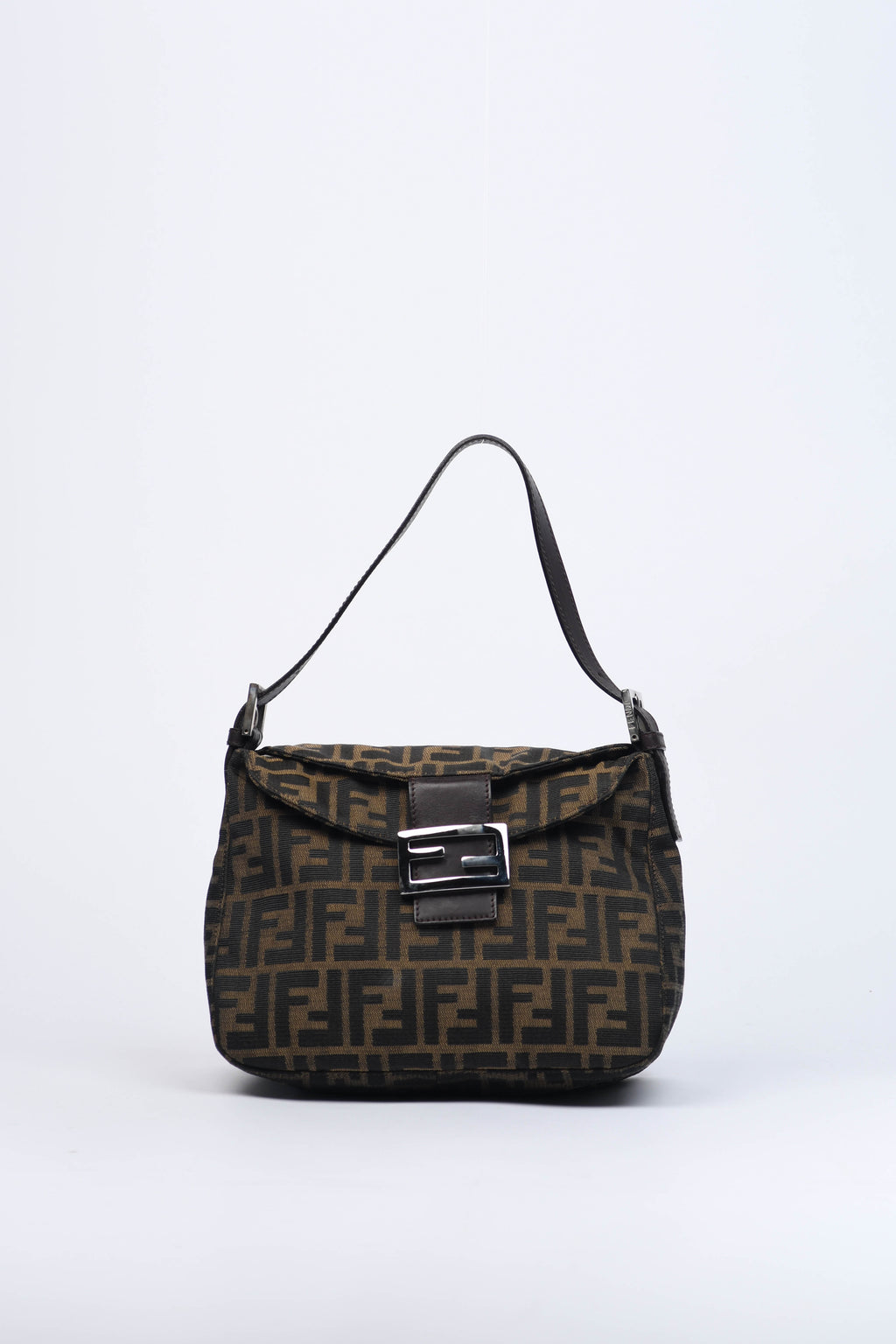 Vintage Fendi Zucca Monogram Shoulder Bag