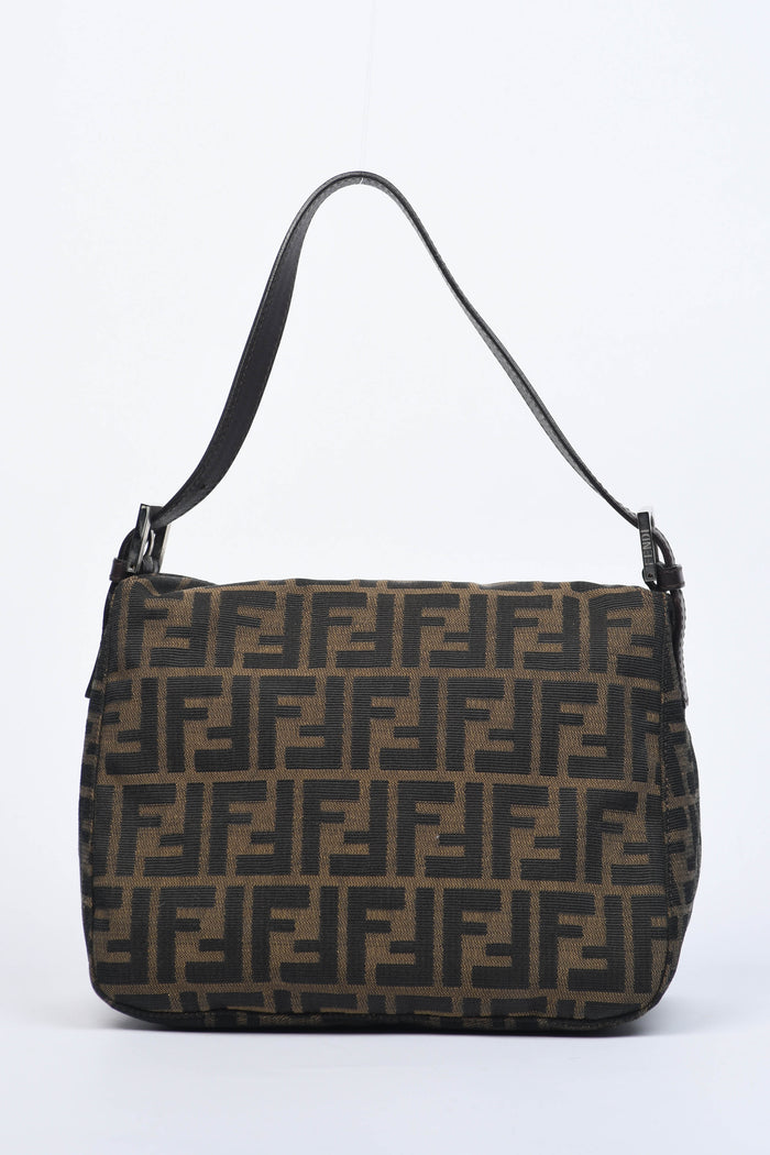 Vintage Fendi Zucca Monogram Shoulder Bag
