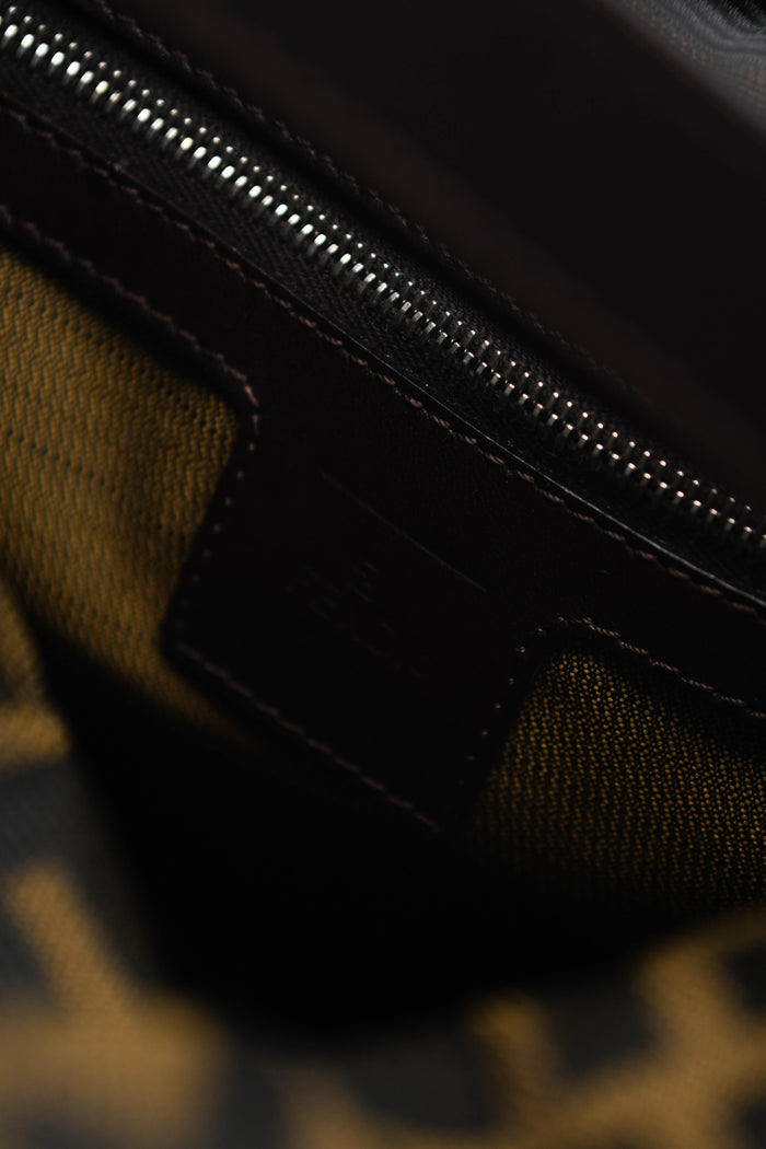 Vintage Fendi Zucca Monogram Shoulder Bag