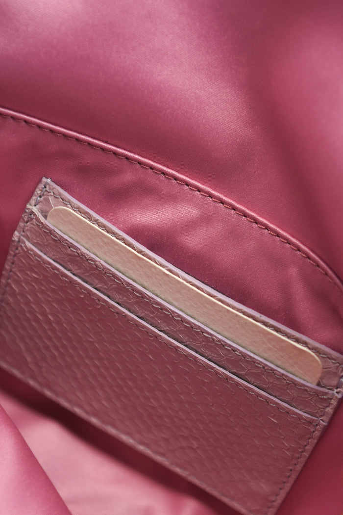RARE Fendi Pink Sequin Mini Baguette Shoulder Bag