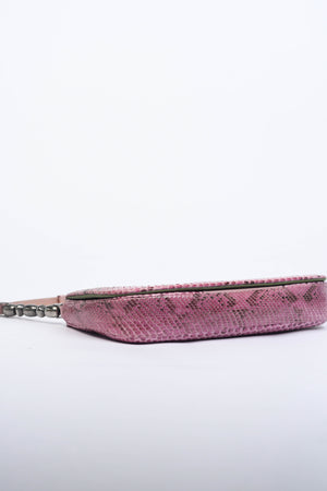 RARE Christian Dior Pink Python Malice Shoulder Bag