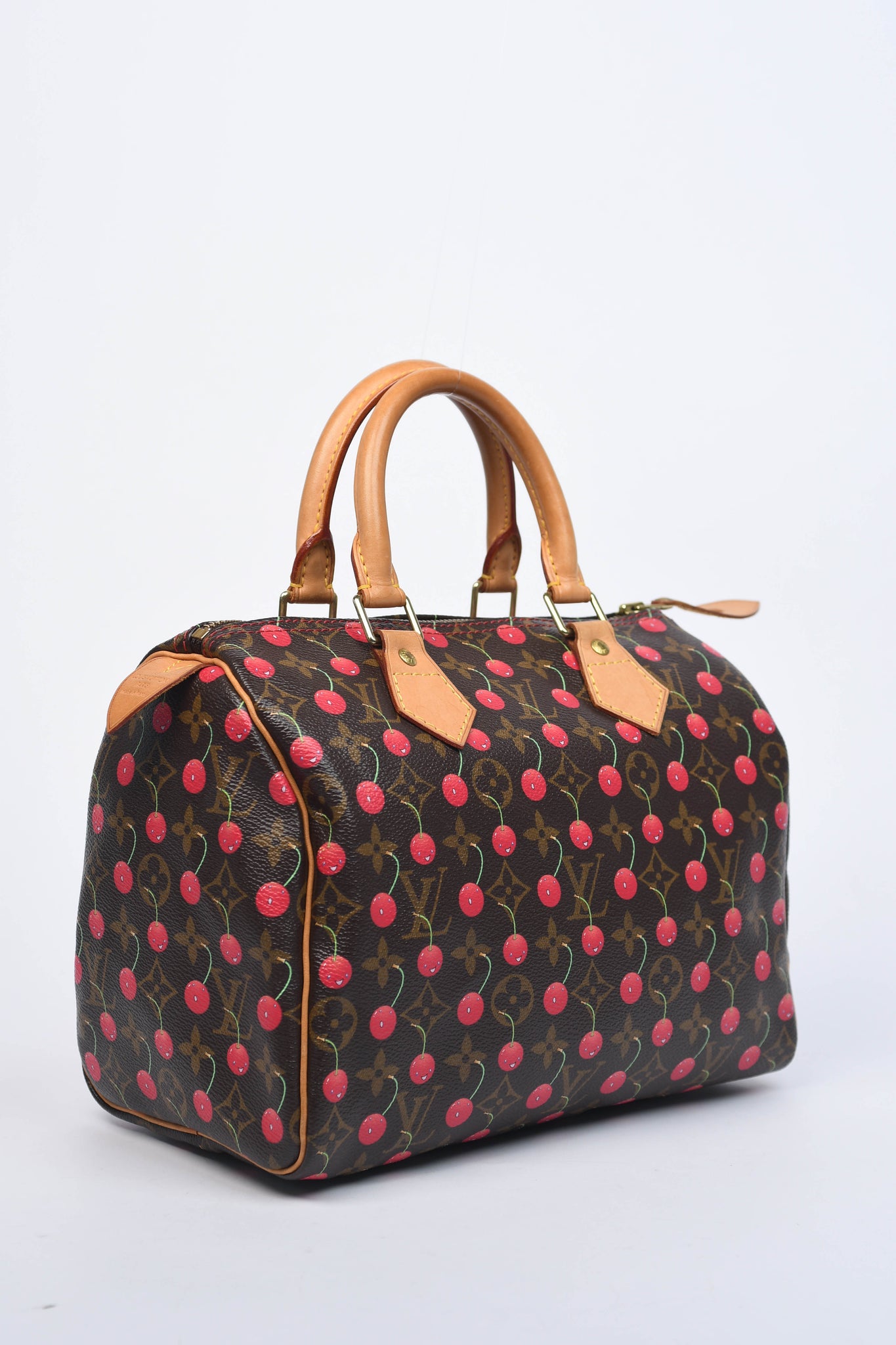 RARE Louis Vuitton x Takashi Murakami Cherry Speedy 25cm