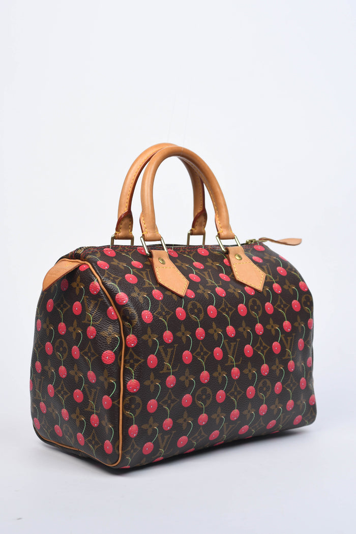 RARE Louis Vuitton x Takashi Murakami Cherry Speedy 25cm