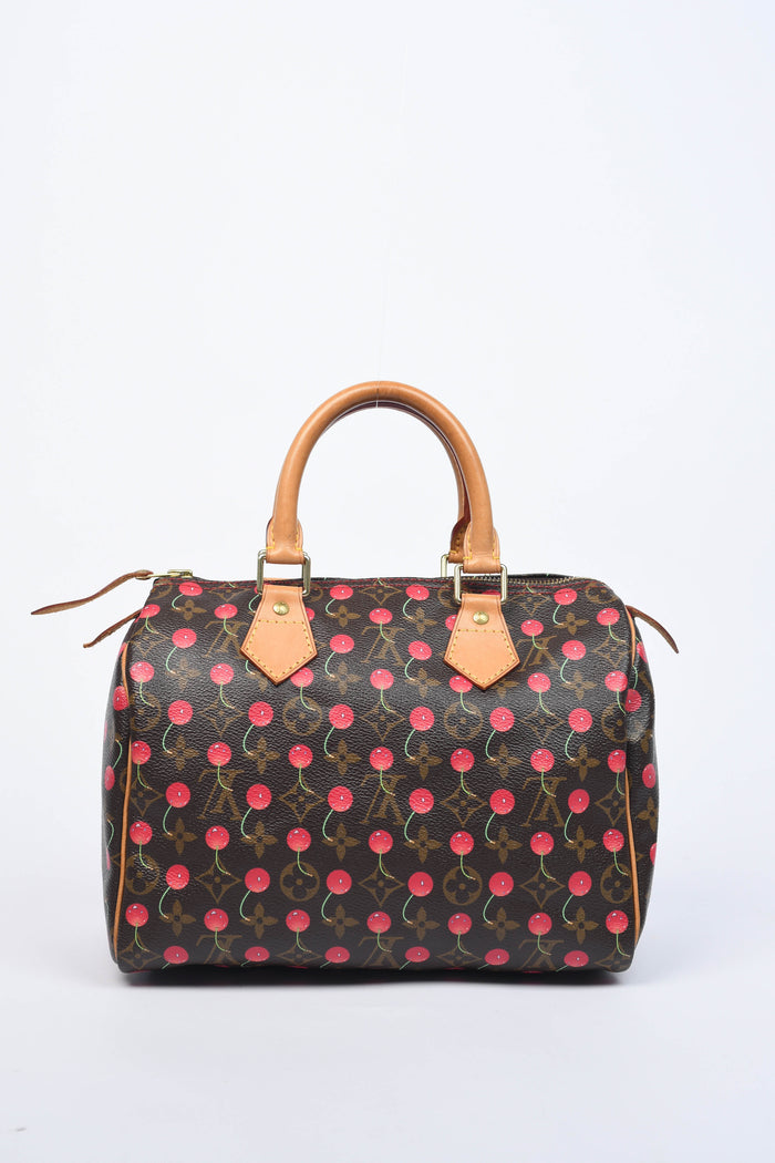 RARE Louis Vuitton x Takashi Murakami Cherry Speedy 25cm
