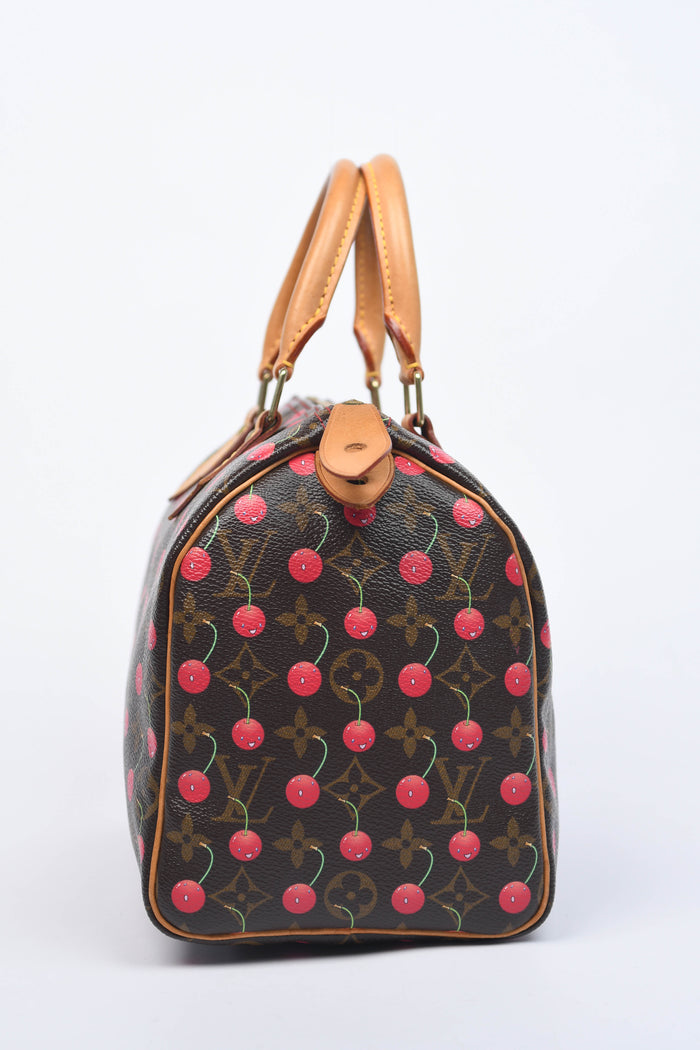 RARE Louis Vuitton x Takashi Murakami Cherry Speedy 25cm