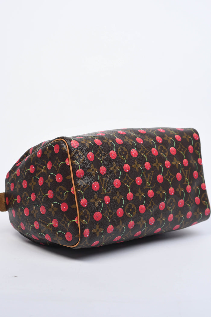 RARE Louis Vuitton x Takashi Murakami Cherry Speedy 25cm