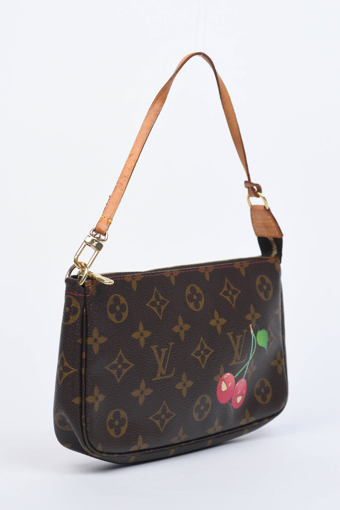 RARE Louis Vuitton x Takashi Murakami Cherry Pochette Accessoires