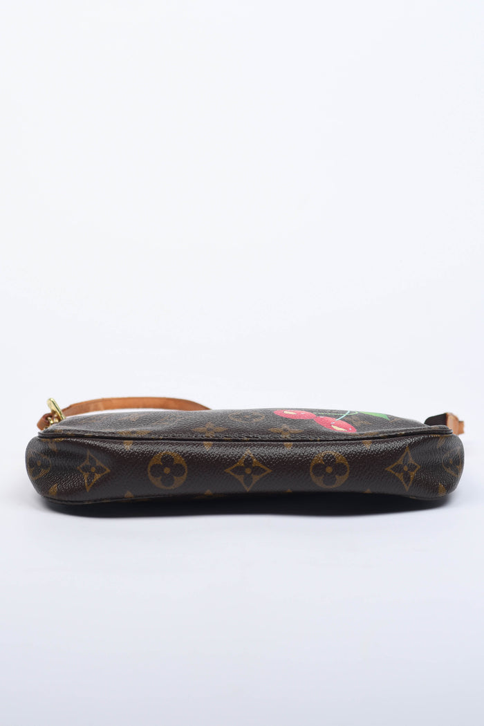 RARE Louis Vuitton x Takashi Murakami Cherry Pochette Accessoires