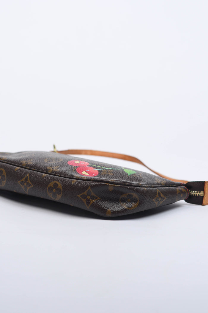 RARE Louis Vuitton x Takashi Murakami Cherry Pochette Accessoires