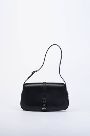 Vintage Gucci Black Leather Mini Jackie Shoulder Bag