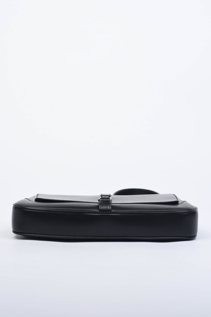 Vintage Gucci Black Leather Mini Jackie Shoulder Bag