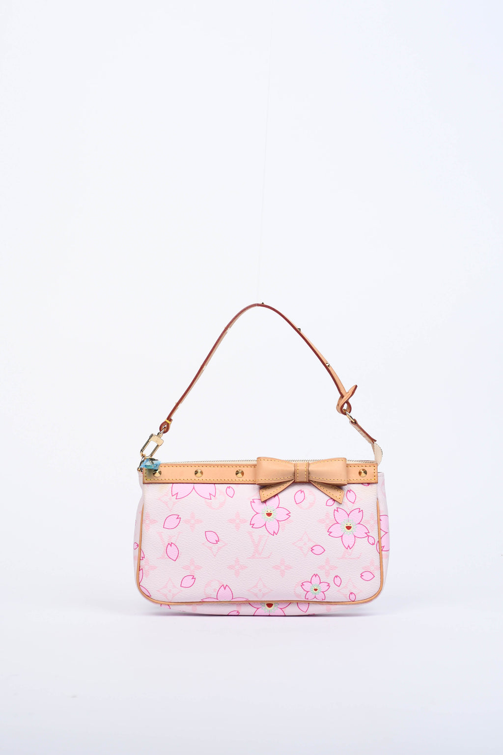 RARE Louis Vuitton x Takashi Murakami Pink Cherry Blossom Pochette Accessoires