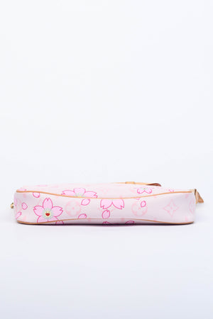 RARE Louis Vuitton x Takashi Murakami Pink Cherry Blossom Pochette Accessoires