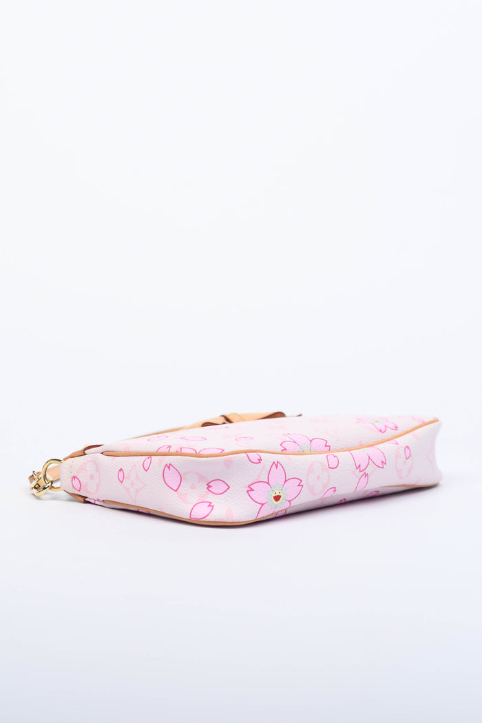 RARE Louis Vuitton x Takashi Murakami Pink Cherry Blossom Pochette Accessoires