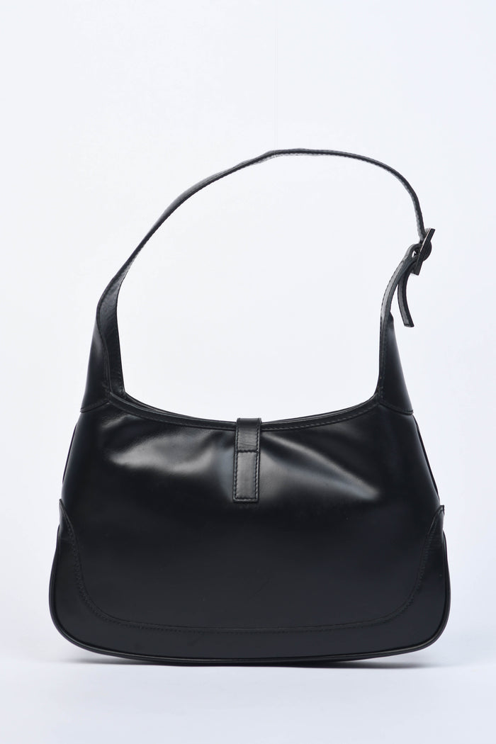 Vintage Gucci Black Leather Small Jackie Bag