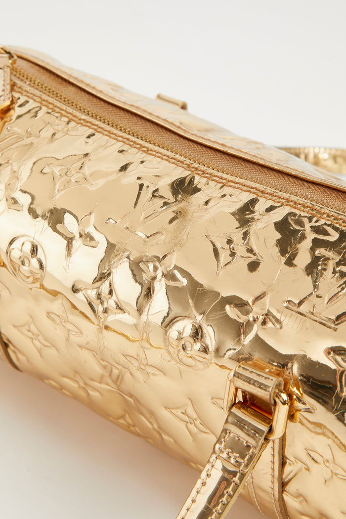 RARE 2000s Louis Vuitton Miroir Gold Monogram Papillon