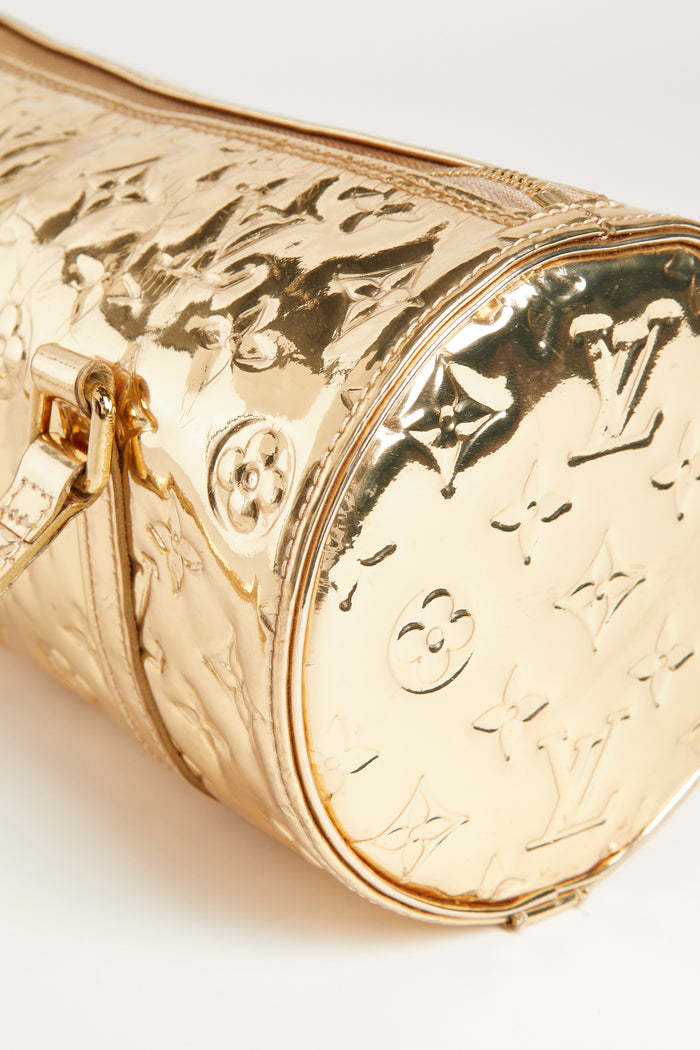 RARE 2000s Louis Vuitton Miroir Gold Monogram Papillon
