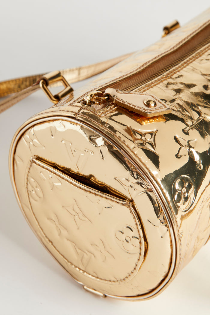 RARE 2000s Louis Vuitton Miroir Gold Monogram Papillon
