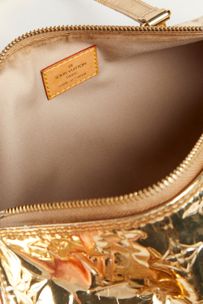 RARE 2000s Louis Vuitton Miroir Gold Monogram Papillon