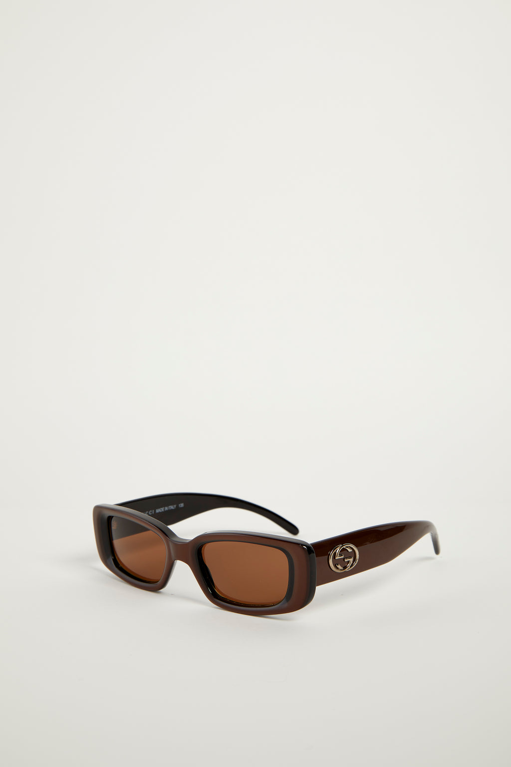 Y2K Gucci Brown Rectangular Sunglasses