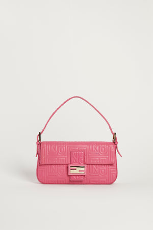 Fendi pink baguette hotsell