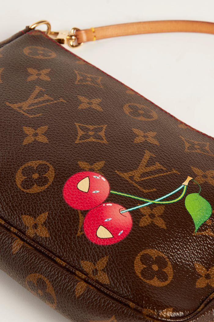 RARE Louis Vuitton x Takashi Murakami Cherry Pochette Accessoires