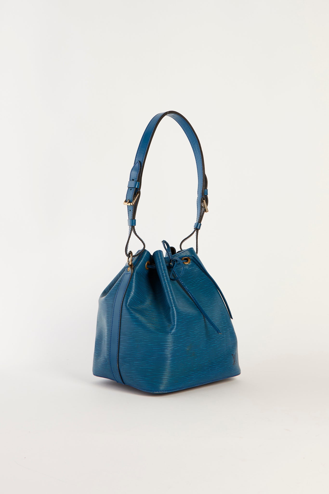 Vintage Louis Vuitton Blue Epi Leather Noé