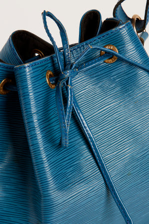 Vintage Louis Vuitton Blue Epi Leather Noé
