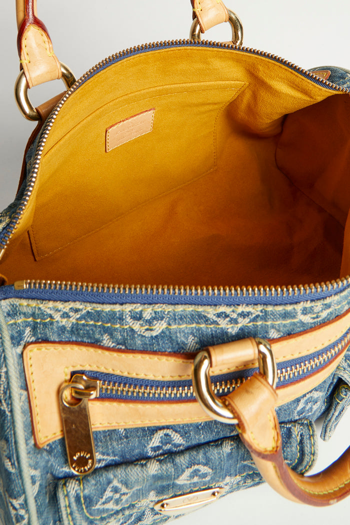 Vintage Louis Vuitton Denim Neo Speedy Bag