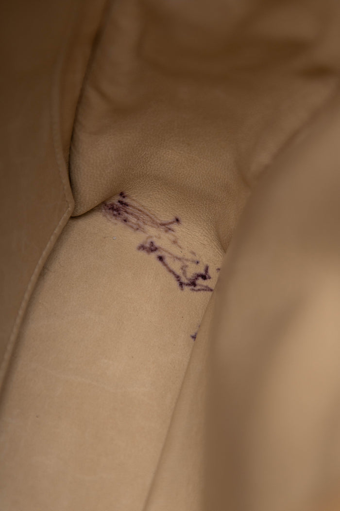 RARE Vintage Chanel Linen Tote Bag with 24k GHW