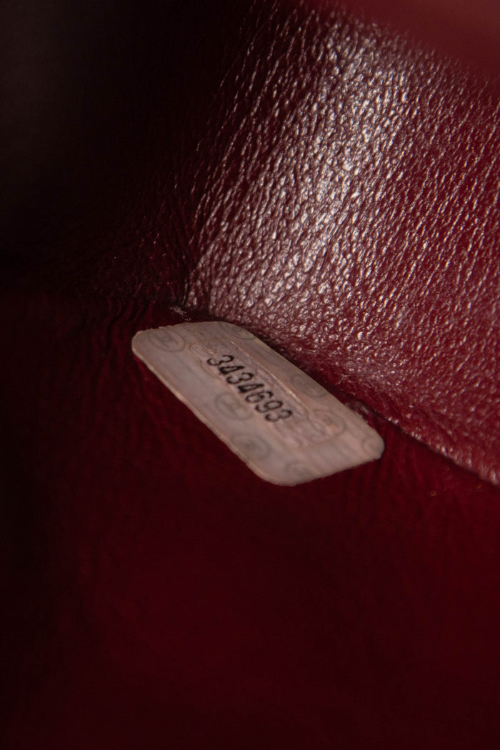 90s Chanel Black Lambskin Leather Mini Square Flap with 24k GHW