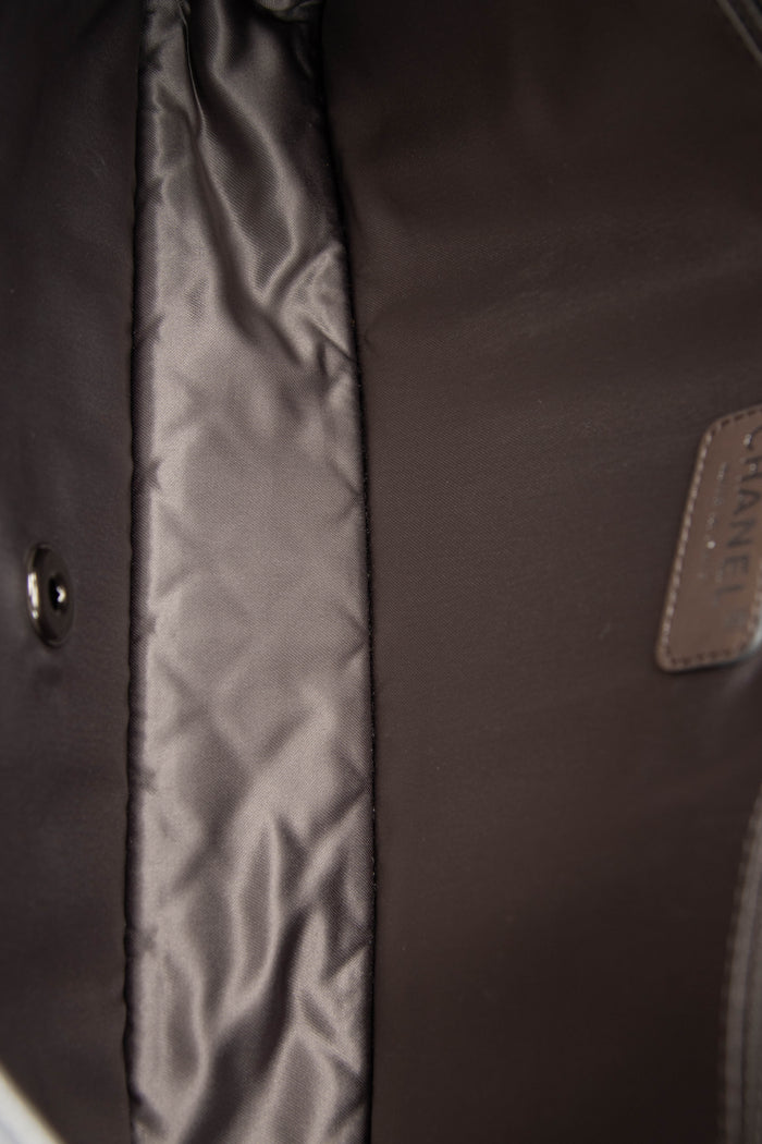 2000s Chanel Silver Ice Cube Single Flap Shoulder Bag