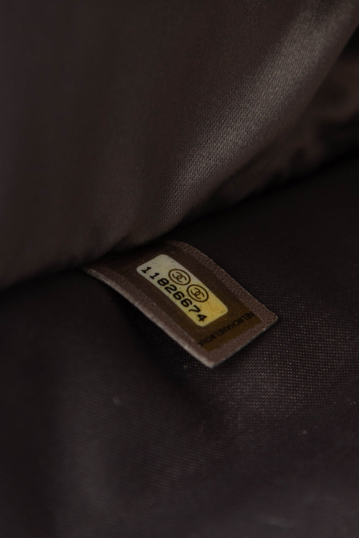 2000s Chanel Silver Ice Cube Single Flap Shoulder Bag