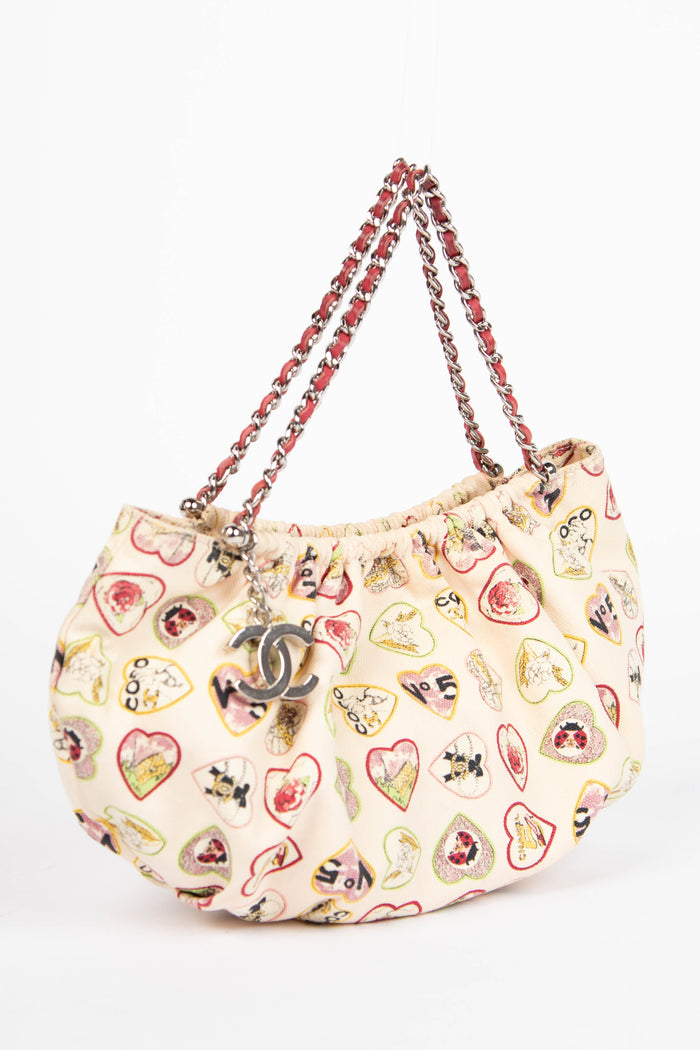 2000s Chanel Valentines Top Handle Bag