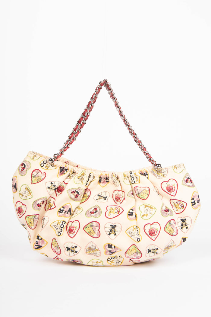 2000s Chanel Valentines Top Handle Bag