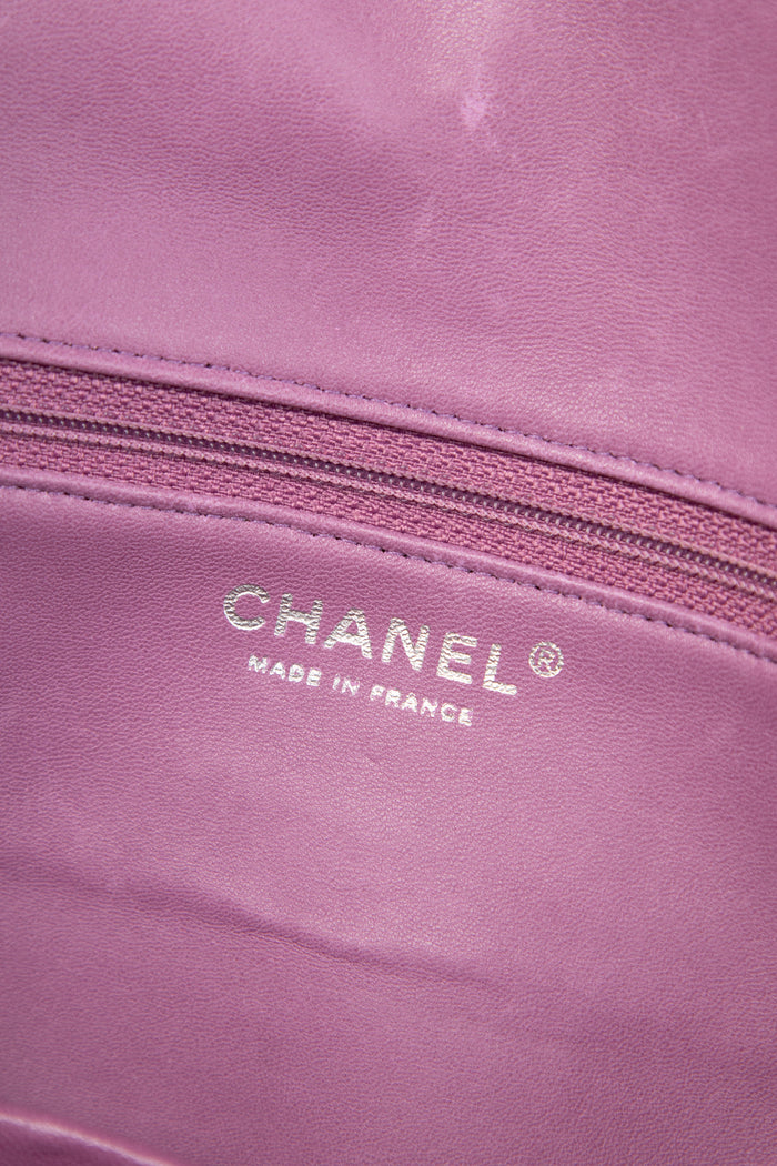 RARE 2006 Chanel Lilac Python Shoulder Bag