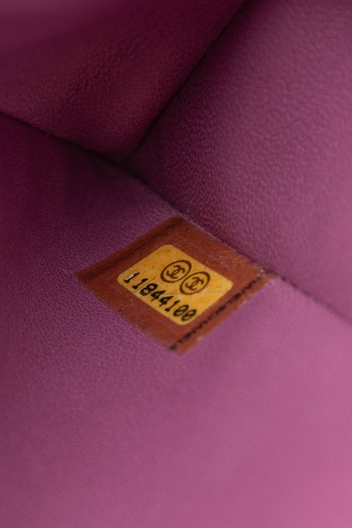 RARE 2006 Chanel Lilac Python Shoulder Bag